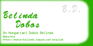 belinda dobos business card